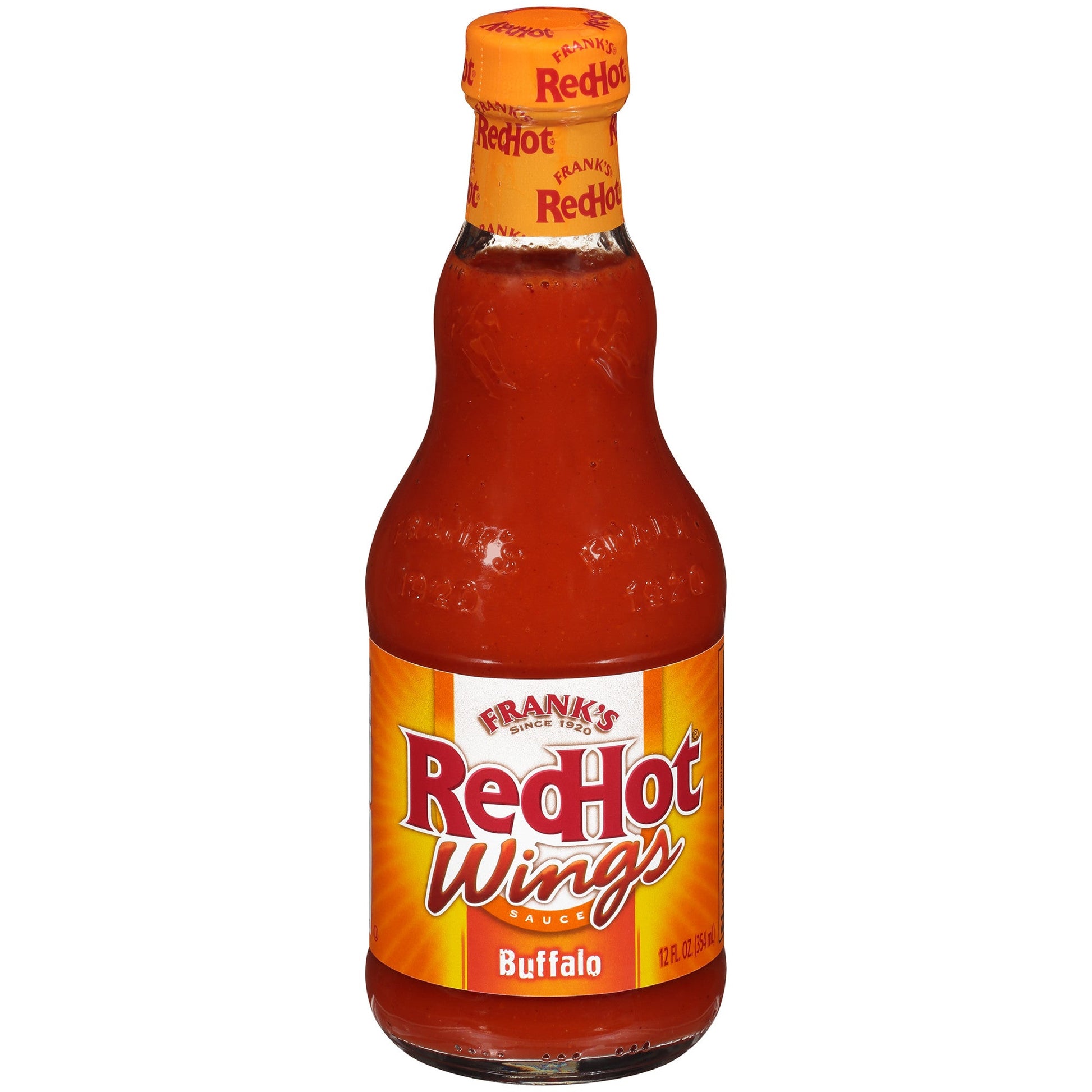 Frank's Redhot Buffalo Wing Hot Sauce Bottle; 12 Fluid Ounce; 12 Per Case - High Mart Wholesale