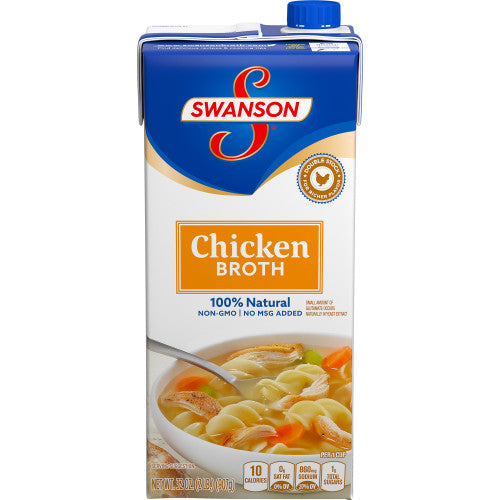 Swanson Chicken Broth; 32 Ounces; 12 Per Case - High Mart Wholesale