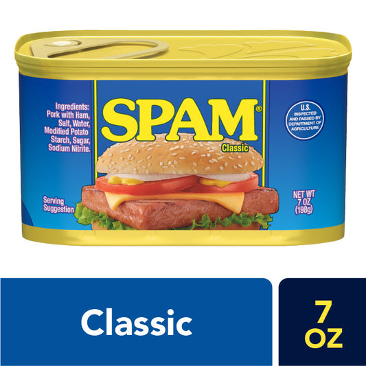 Spam Classic 7 Ounce; 7 Ounce; 12 Per Case