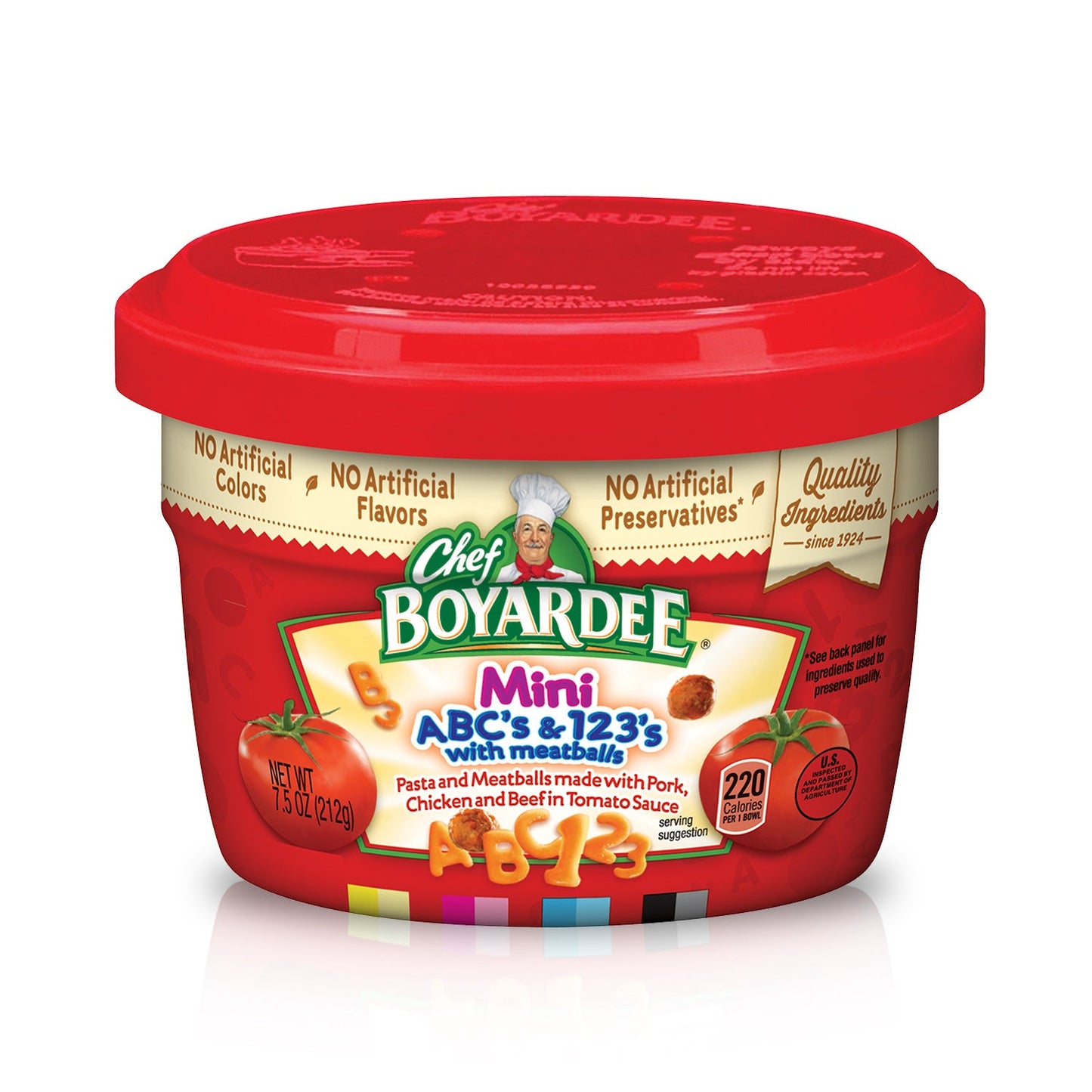 Chef Boyardee Chef Boyardee Microwavable Bowl Mini Bites Abc&123; 7.5 Ounces; 12 Per Case - High Mart Wholesale