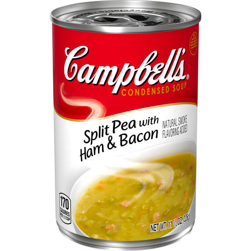 Campbell's Soup Red & White Split Pea With Ham; 11.5 Ounces; 12 Per Case - High Mart Wholesale