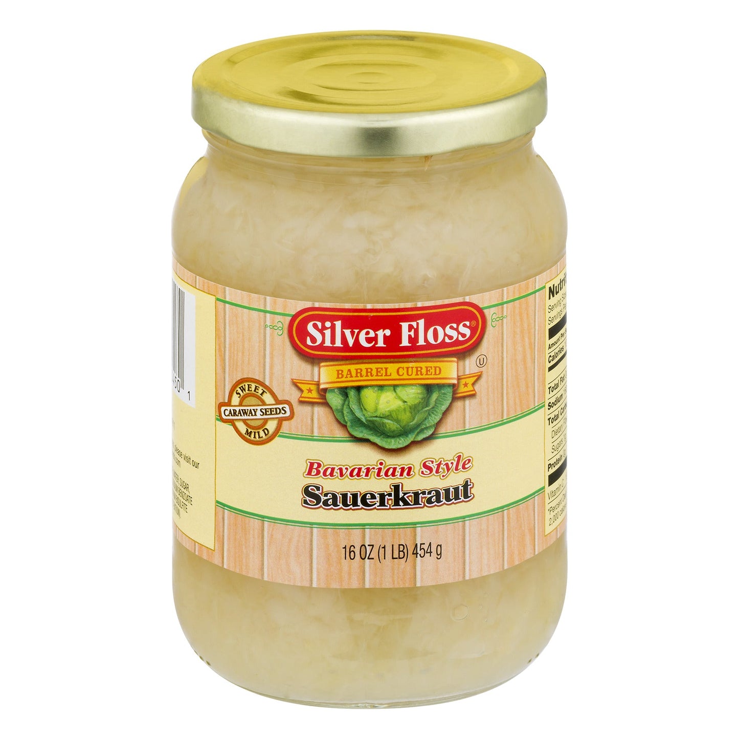 Silver Floss Bavarian Sauerkraut Canned; 14.4 Ounce; 24 Per Case