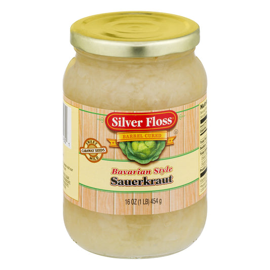 Silver Floss Bavarian Sauerkraut Canned; 14.4 Ounce; 24 Per Case