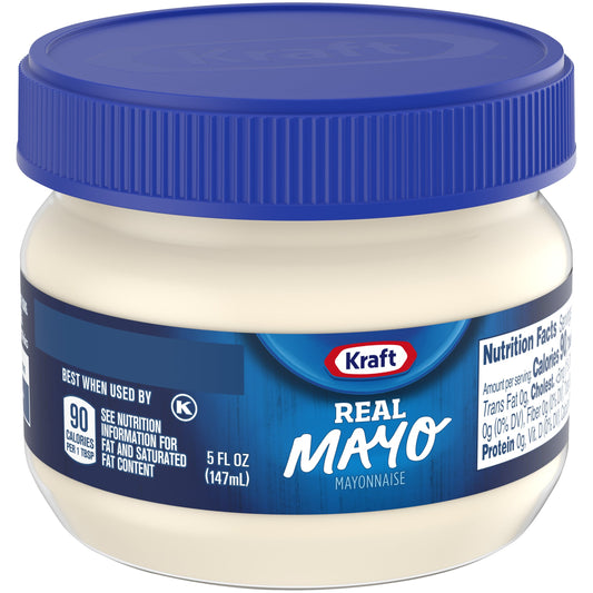 Kraft Spoonable Mayonnaise Jar; 5 Fluid Ounce; 12 Per Case