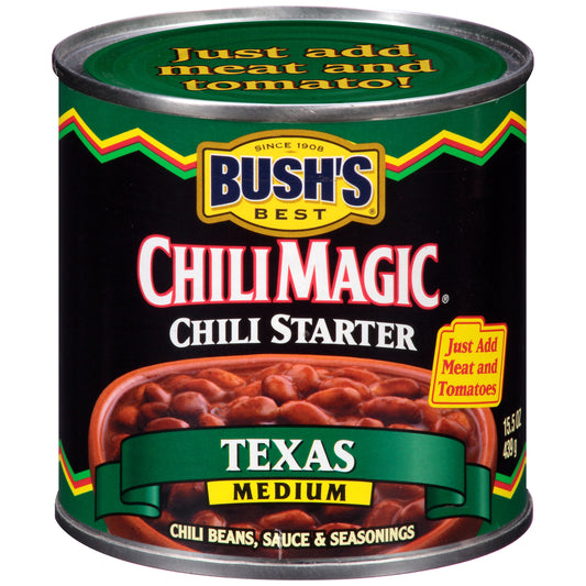 Bush's Best Chili Magic Chili Starter Texas Medium; 15.5 Ounces; 12 Per Case