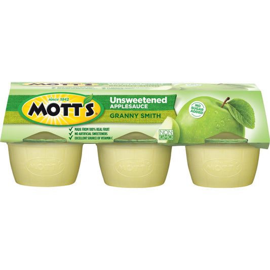 Mott's Applesauce Granny Smith Apple; 23.4 Ounces; 12 Per Case