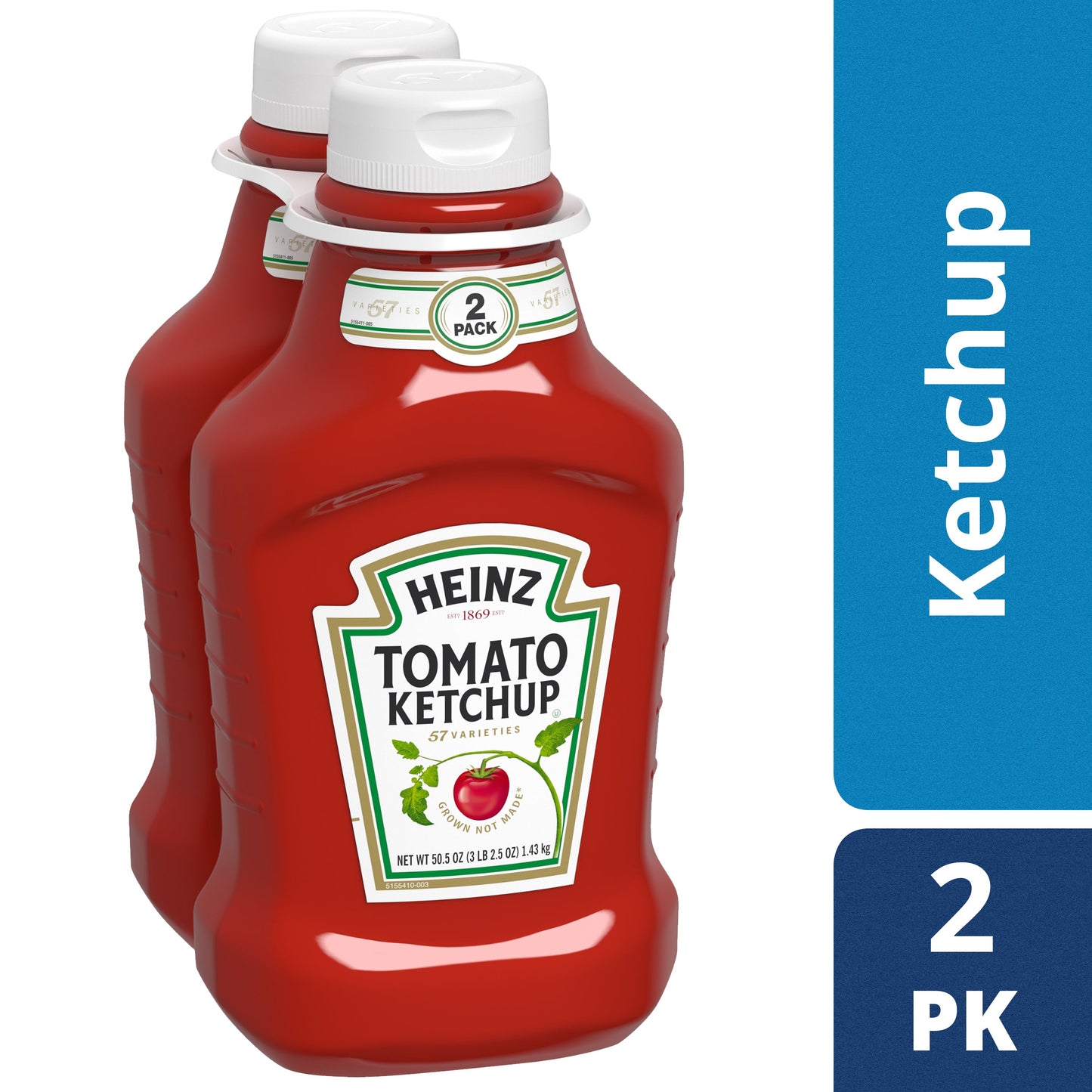 Heinz Twin Ketchup Bottle; 6.312 Pound; 6 Per Case