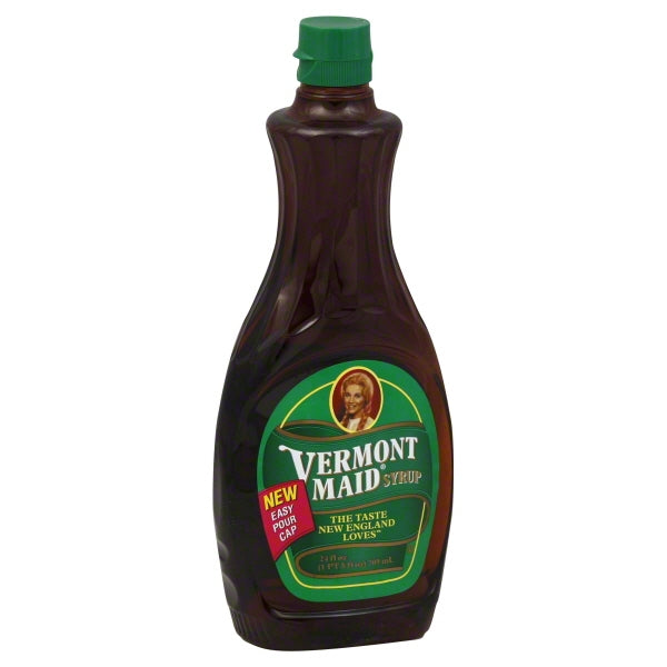 Vermont Maid Table Syrup Bottle; 24 Fluid Ounce; 12 Per Case