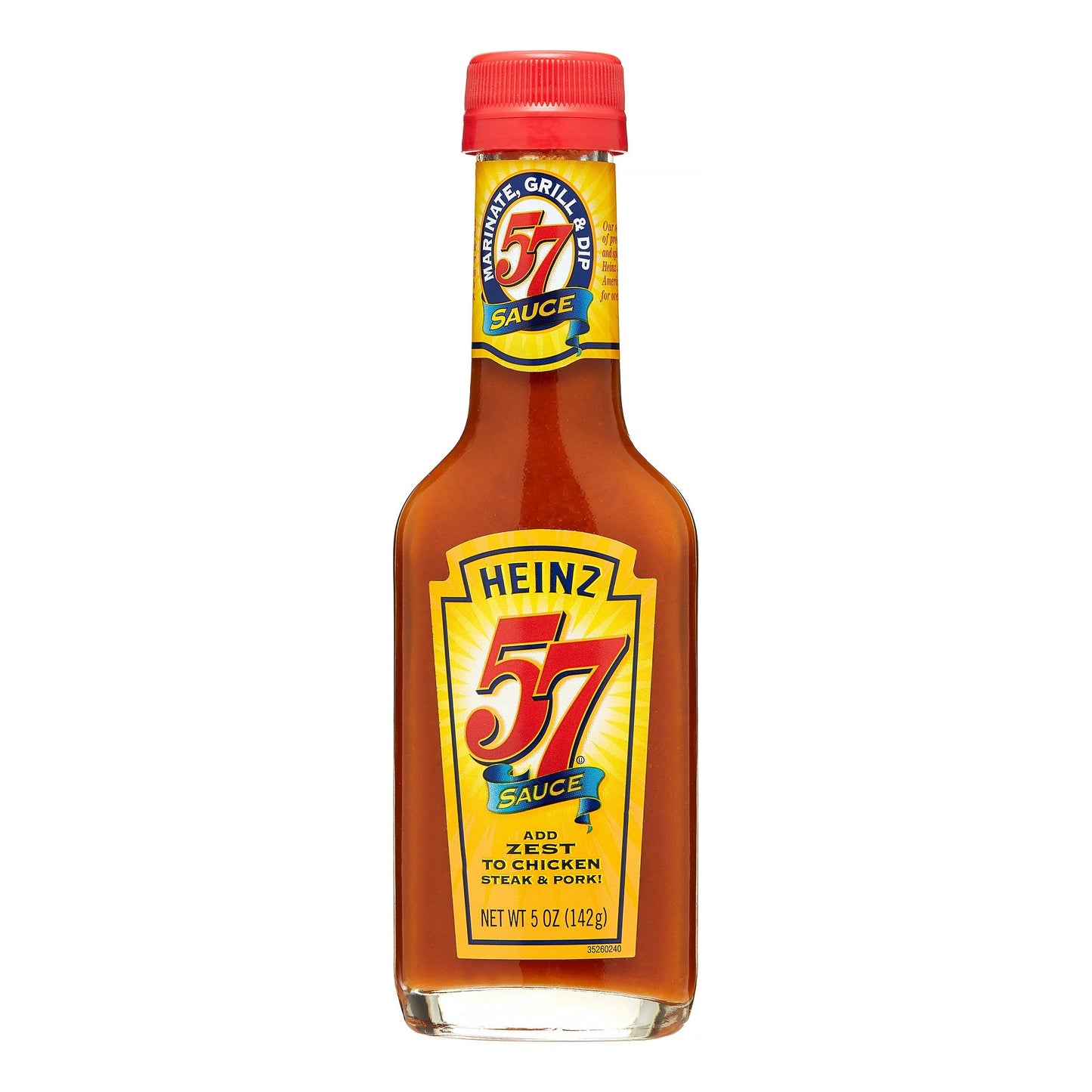 Heinz 57 Steak Sauce Bottle; 5 Ounce; 12 Per Case