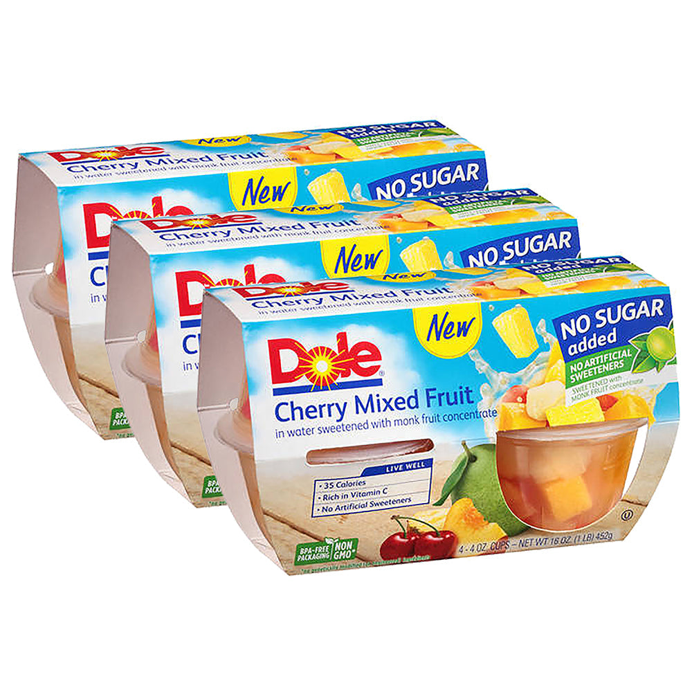 Dole Cherry Mixed Fruit; 16 Ounces; 6 Per Case