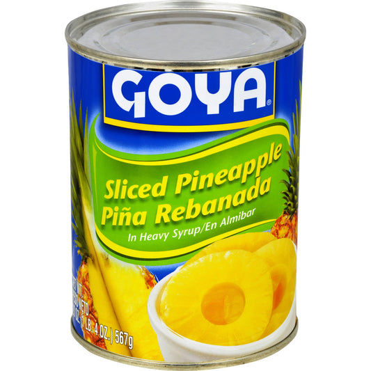 Goya Slice Pineapple; 20 Ounces; 24 Per Case