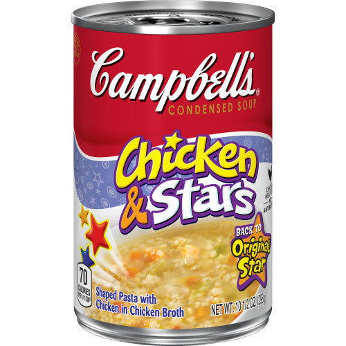 Campbell's Condensed Soup Chicken & Stars; 10.5 Ounces; 12 Per Case - High Mart Wholesale