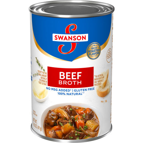 Swanson Soup Beef Broth; 14.5 Ounces; 24 Per Case - High Mart Wholesale