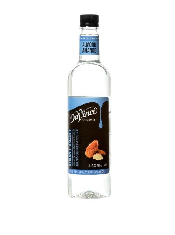 Davinci Gourmet Syrup Sugar Free Almond Flavored; 750 Milileter; 4 Per Case - High Mart Wholesale
