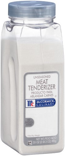 Mccormick Culinary Unseasoned Meat Tenderizer; 35 Ounces; 6 Per Case - High Mart Wholesale