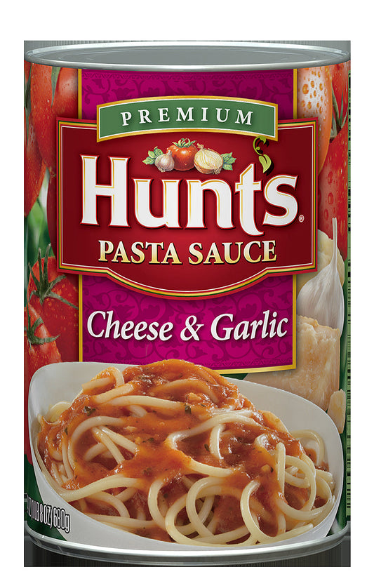 Hunt's Hunts Spaghetti Sauce Cheese & Garlic; 24 Ounces; 12 Per Case