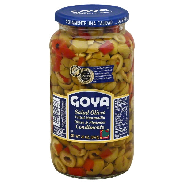 Goya Salad Olives; 20 Ounce; 12 Per Case
