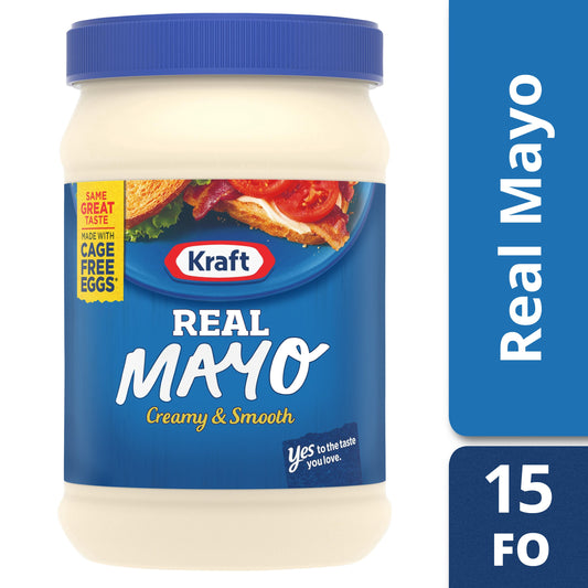 Kraft Mayonnaise Jar; 15 Fluid Ounce; 12 Per Case