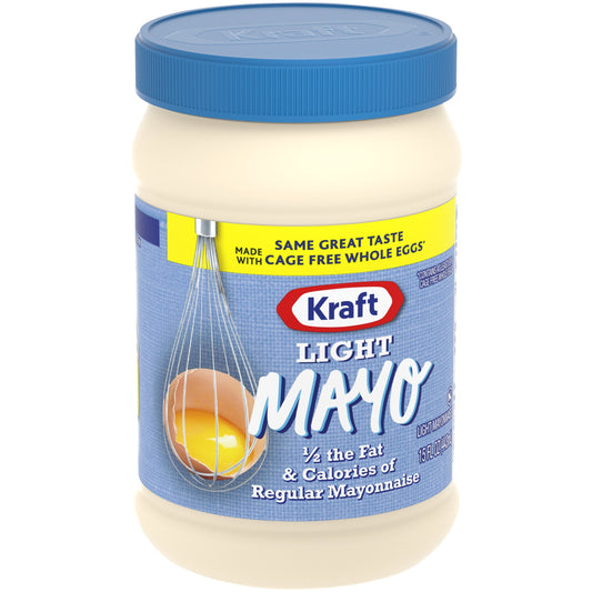 Kraft Light Export Mayonnaise Jar; 15 Fluid Ounce; 12 Per Case