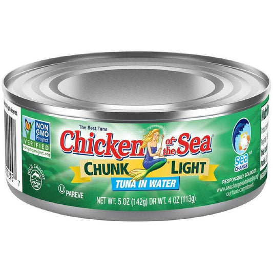 Chicken Of The Sea Chunk Light Tuna In Water; 5 Ounces; 48 Per Case - High Mart Wholesale