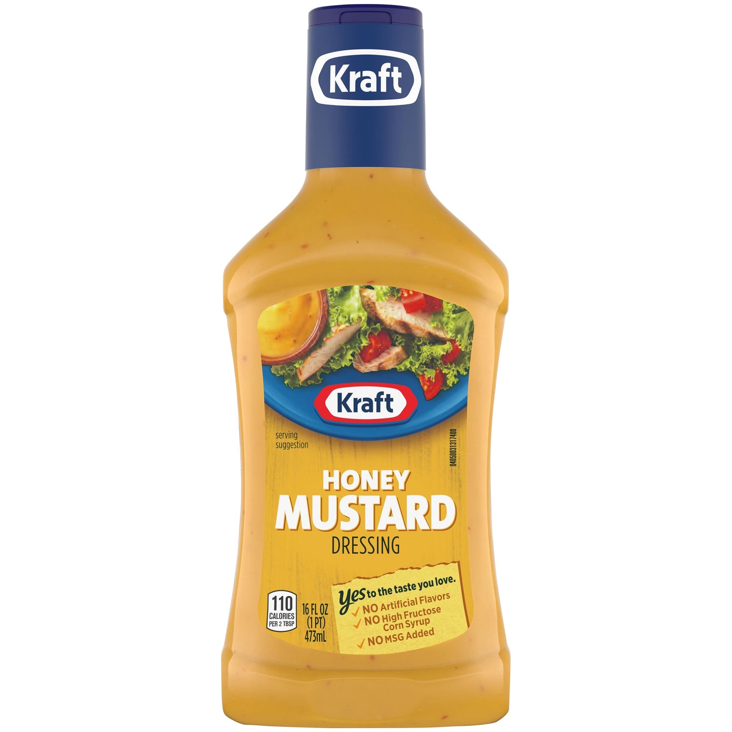 Kraft Salad Honey Mustard 16 Ounce Dressing Bottle; 16 Fluid Ounce; 6 Per Case