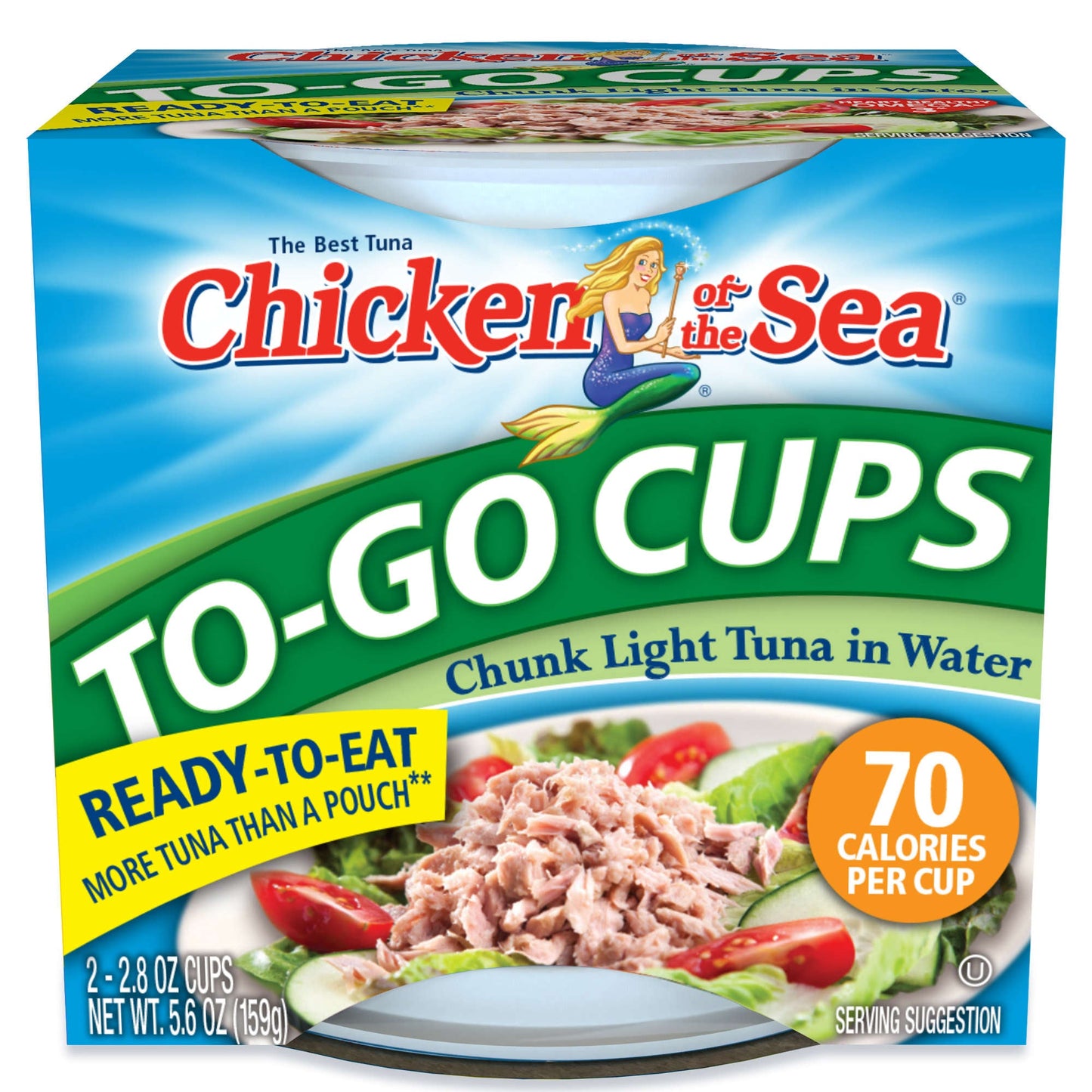 Chicken Of The Sea Chunk Light Tuna In Water Bowl; 5.6 Ounces; 8 Per Case - High Mart Wholesale