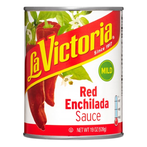 La Victoria Sauce Red Chile Retail; 19 Ounces; 12 Per Case - High Mart Wholesale
