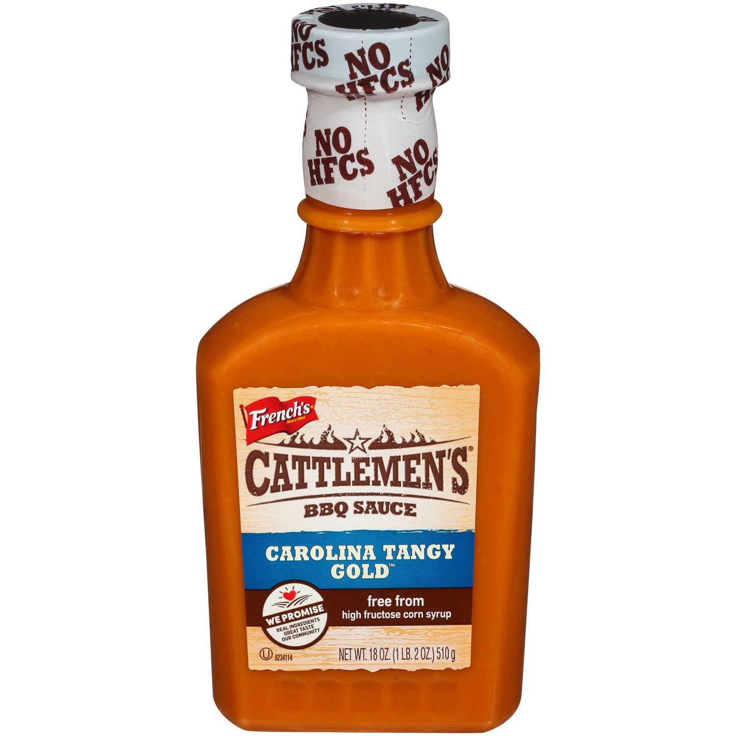 Cattlemen's Select Master's Reserve Carolina Tangy Gold Barbeque Sauce; 18 Ounces; 12 Per Case