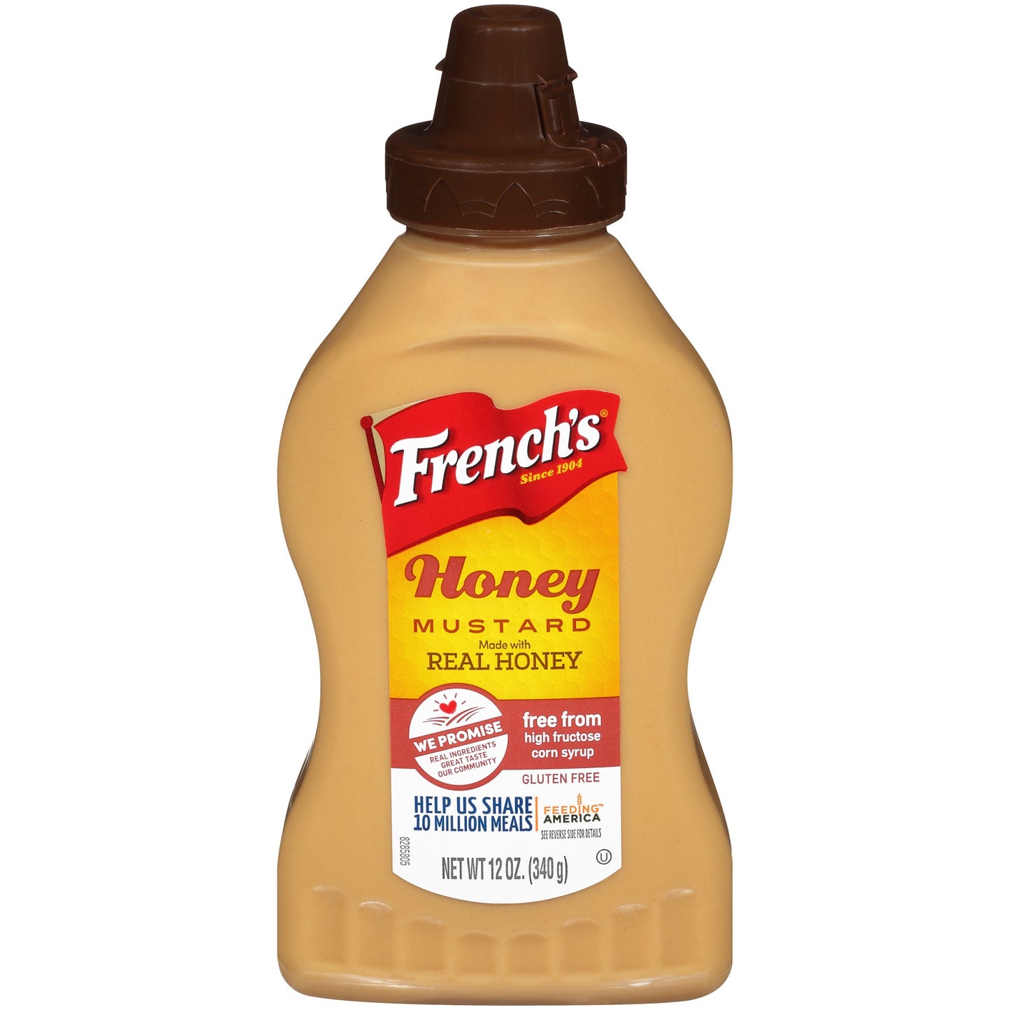 French's Sauce Squeeze Honey Mustard Bottle; 12 Ounce; 12 Per Case - High Mart Wholesale