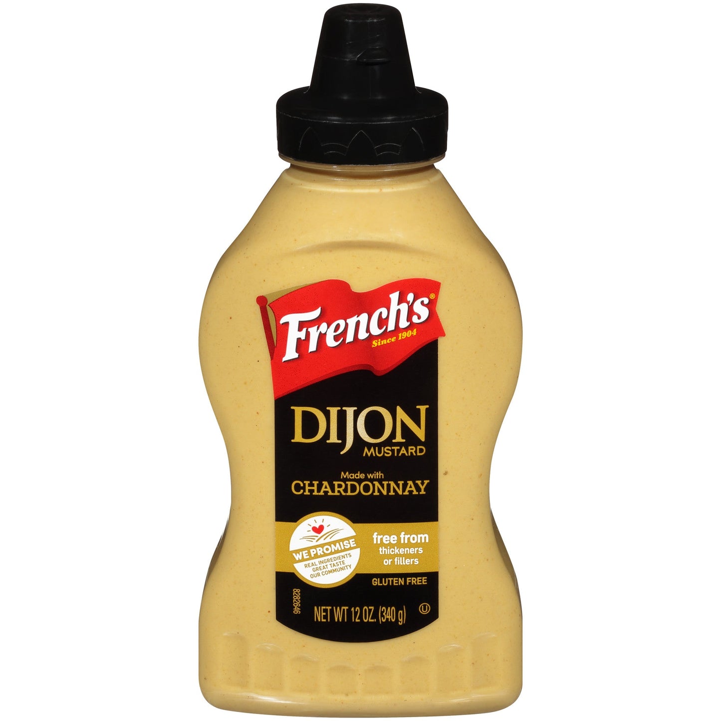 French's Dijon Mustard Bottle; 12 Ounce; 12 Per Case - High Mart Wholesale