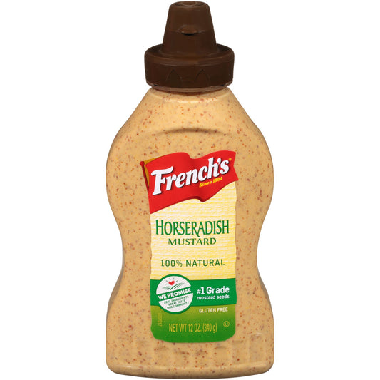 French's French's Horseradish Mustard; 12 Ounces; 12 Per Case - High Mart Wholesale