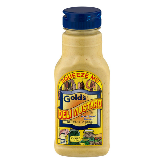 Gold's Squeeze Deli Mustard; 10 Ounces; 12 Per Case - High Mart Wholesale