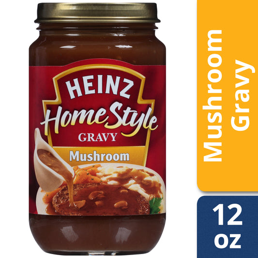 Heinz Gravy Homestyle Mushroom; 12 Ounces; 12 Per Case