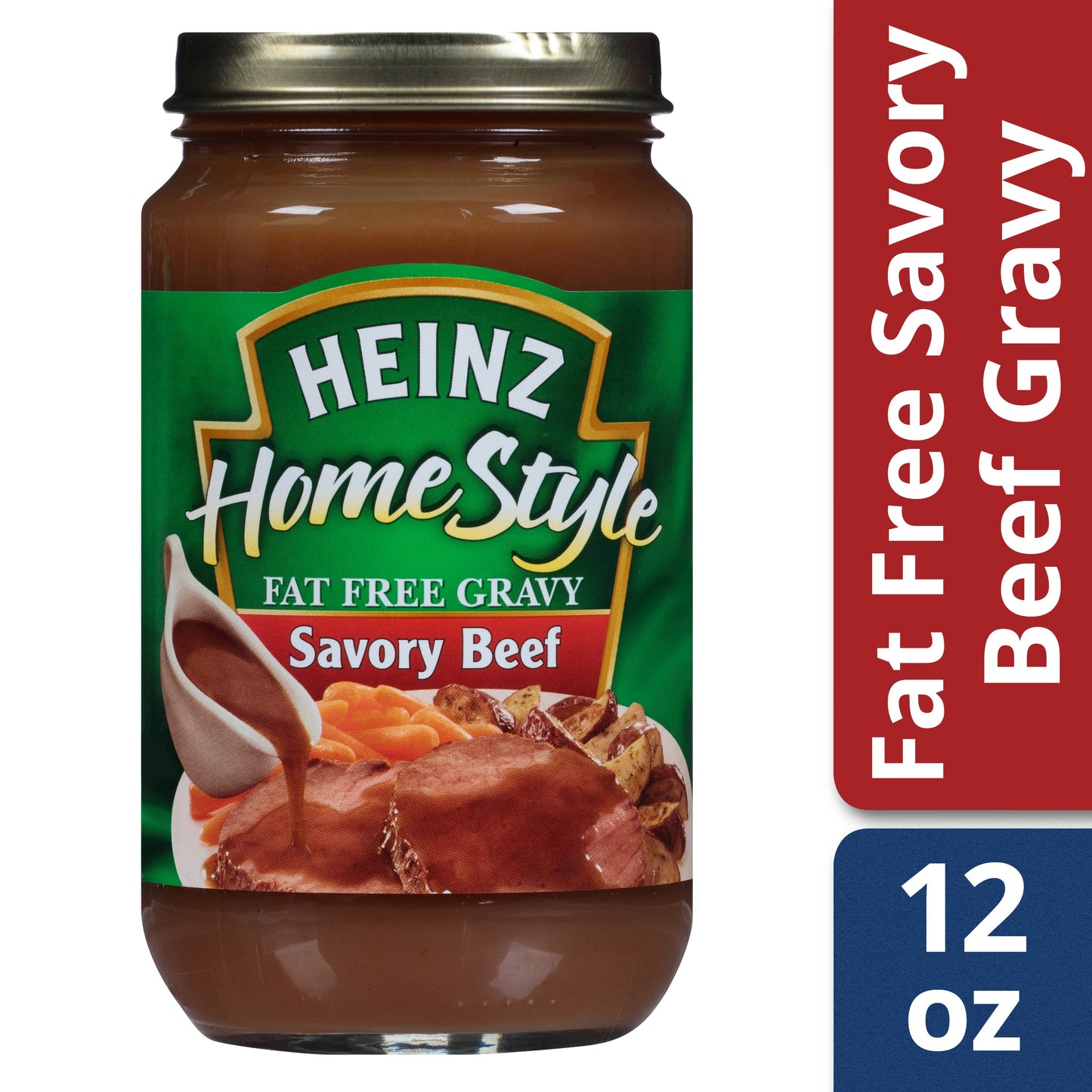 Heinz Gravy Fat Free Beef; 12 Ounces; 12 Per Case