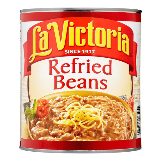 La Victoria Bean Refried; 112 Ounces; 6 Per Case - High Mart Wholesale