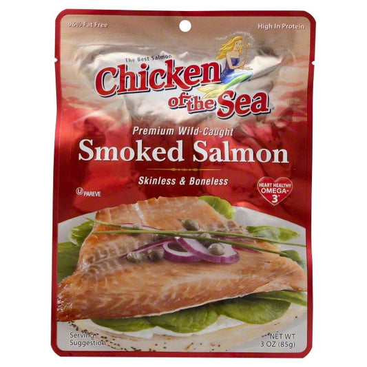 Chicken Of The Sea Smoked Salmon Pouch; 3 Ounces; 12 Per Case - High Mart Wholesale