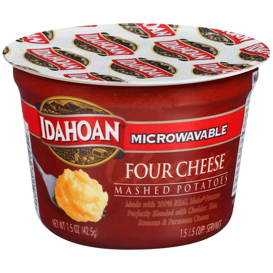 Idahoan Foods Four Cheese Microwavable Bowl; 1.5 Ounces; 10 Per Case