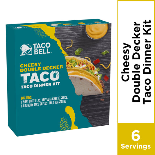 Taco Bell Taco Bell Dinner Kit Cheesy Double Decker; 13.86 Ounces; 10 Per Case