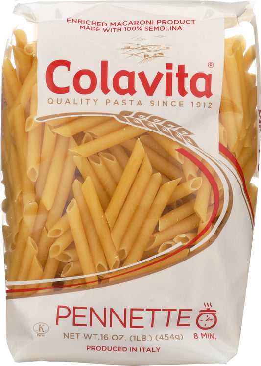 Colavita Pasta Pennette Penne Mezzane; 1 Pounds; 20 Per Case