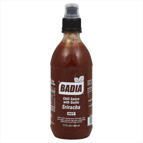 Badia Sriracha Hot Sauce Bottle; 17 Fluid Ounce; 6 Per Case