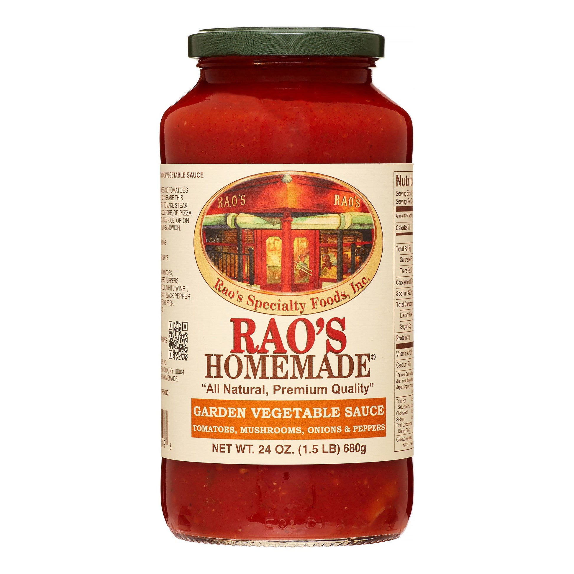 Rao's Homemade Mushroom & Bell Pepper Sauce; 24 Ounces; 12 Per Case - High Mart Wholesale