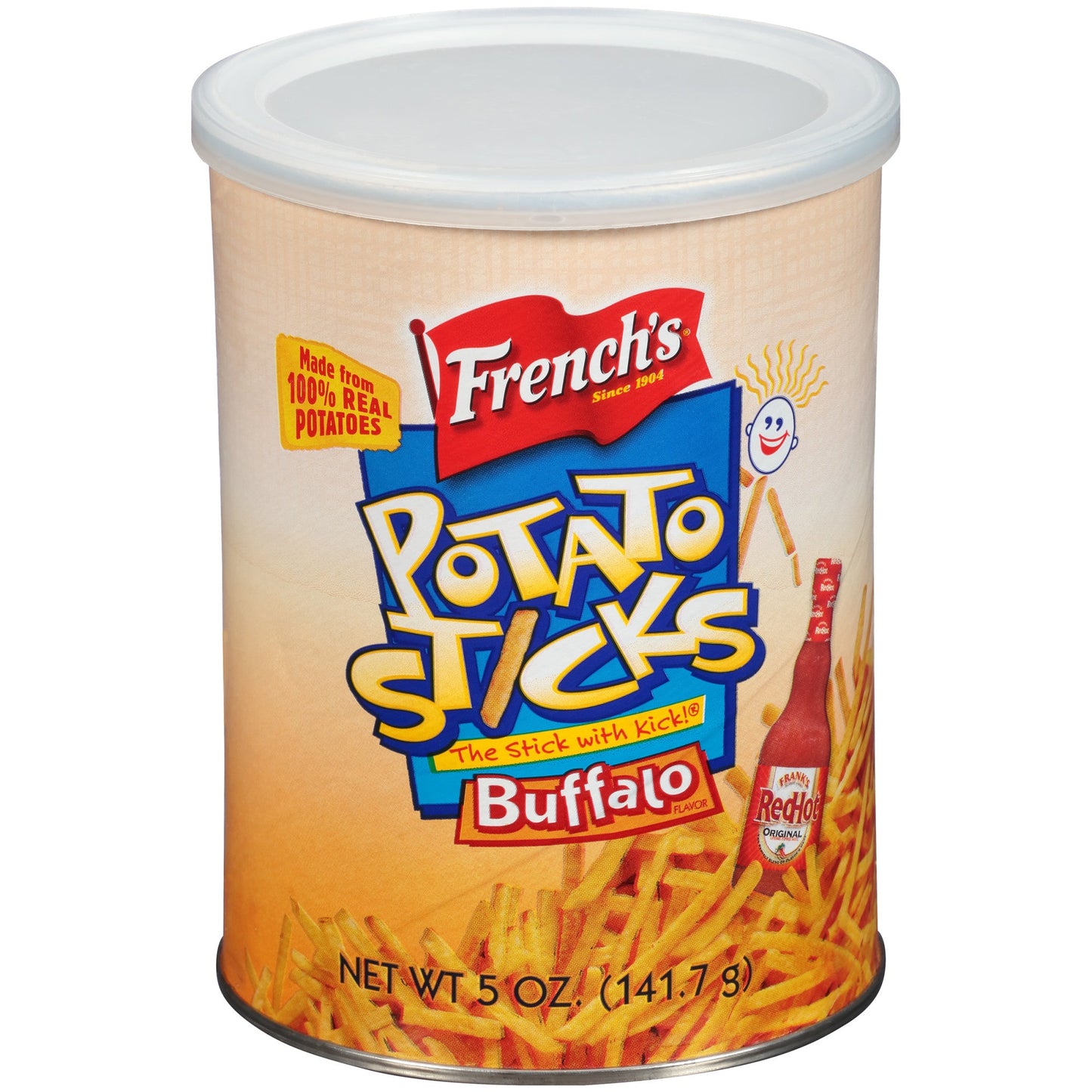 French's Potato Sticks Can Buffalo; 5 Ounces; 12 Per Case - High Mart Wholesale