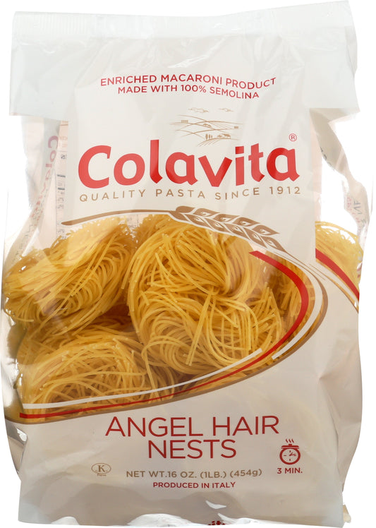 Colavita Capellini Nest Pasta; 1 Pounds; 12 Per Case