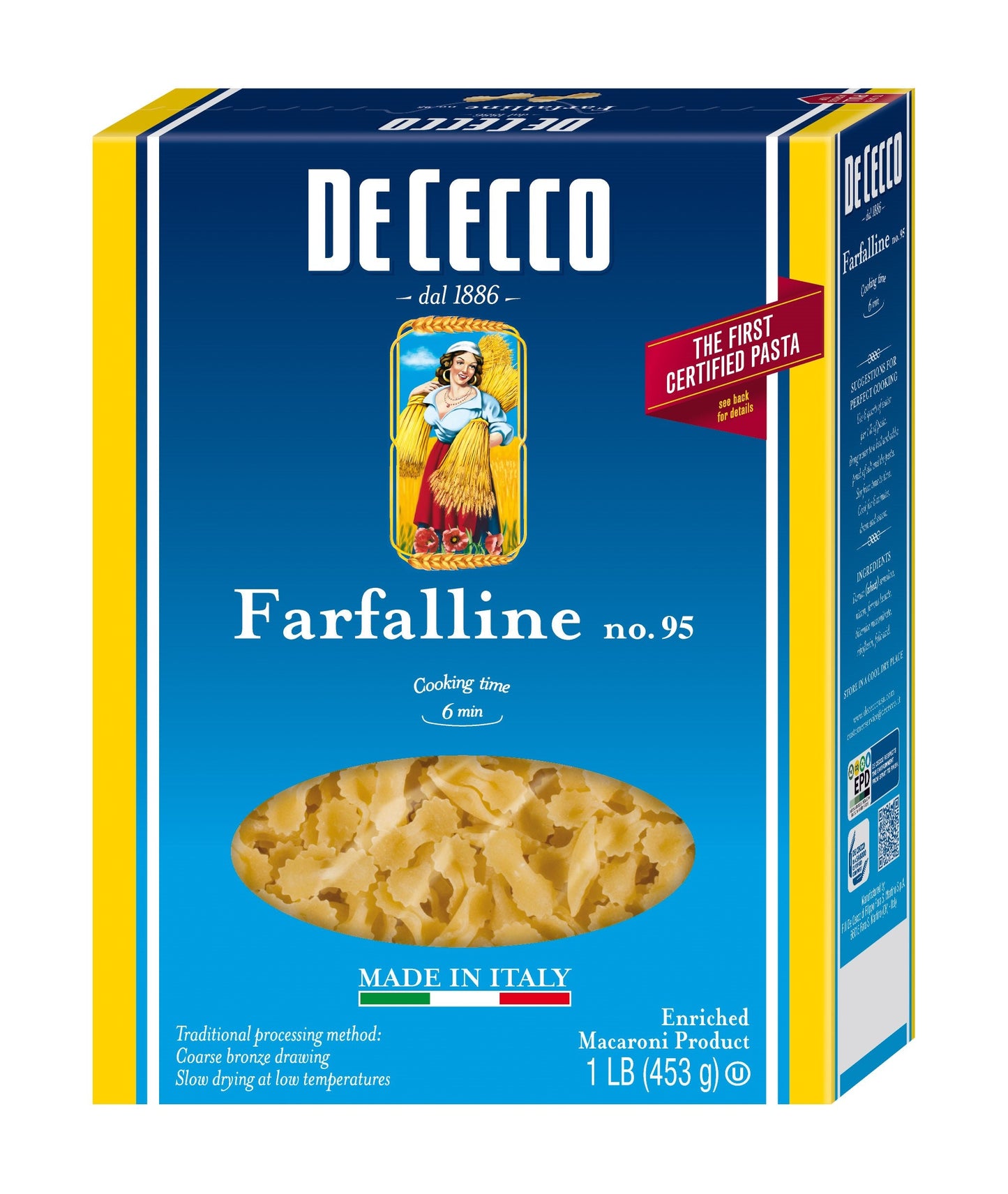 De Cecco No. 95 Farfalline; 1 Pounds; 20 Per Case