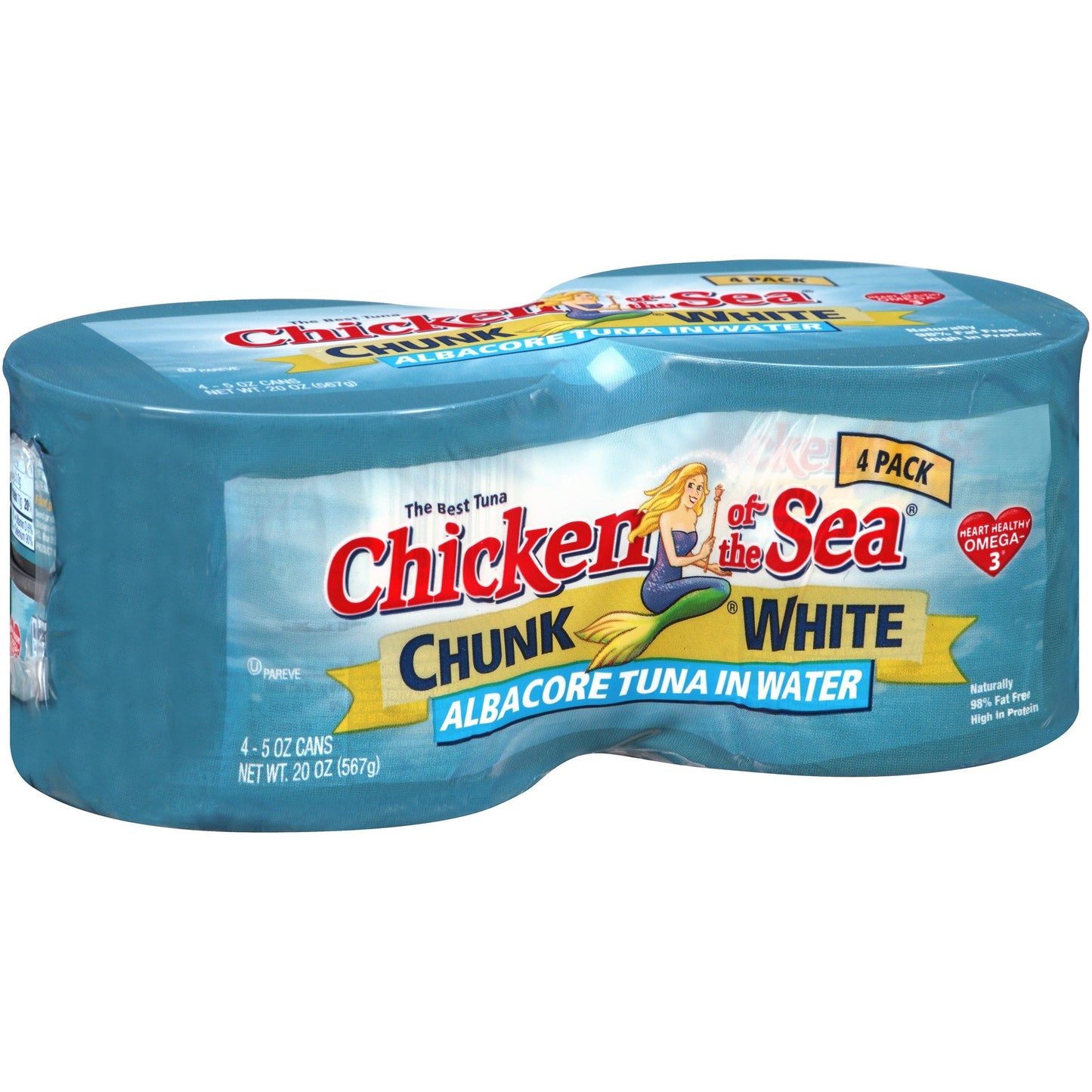 Chicken Of The Sea Tuna Chunk Albacore In Water; 20 Ounces; 6 Per Case - High Mart Wholesale