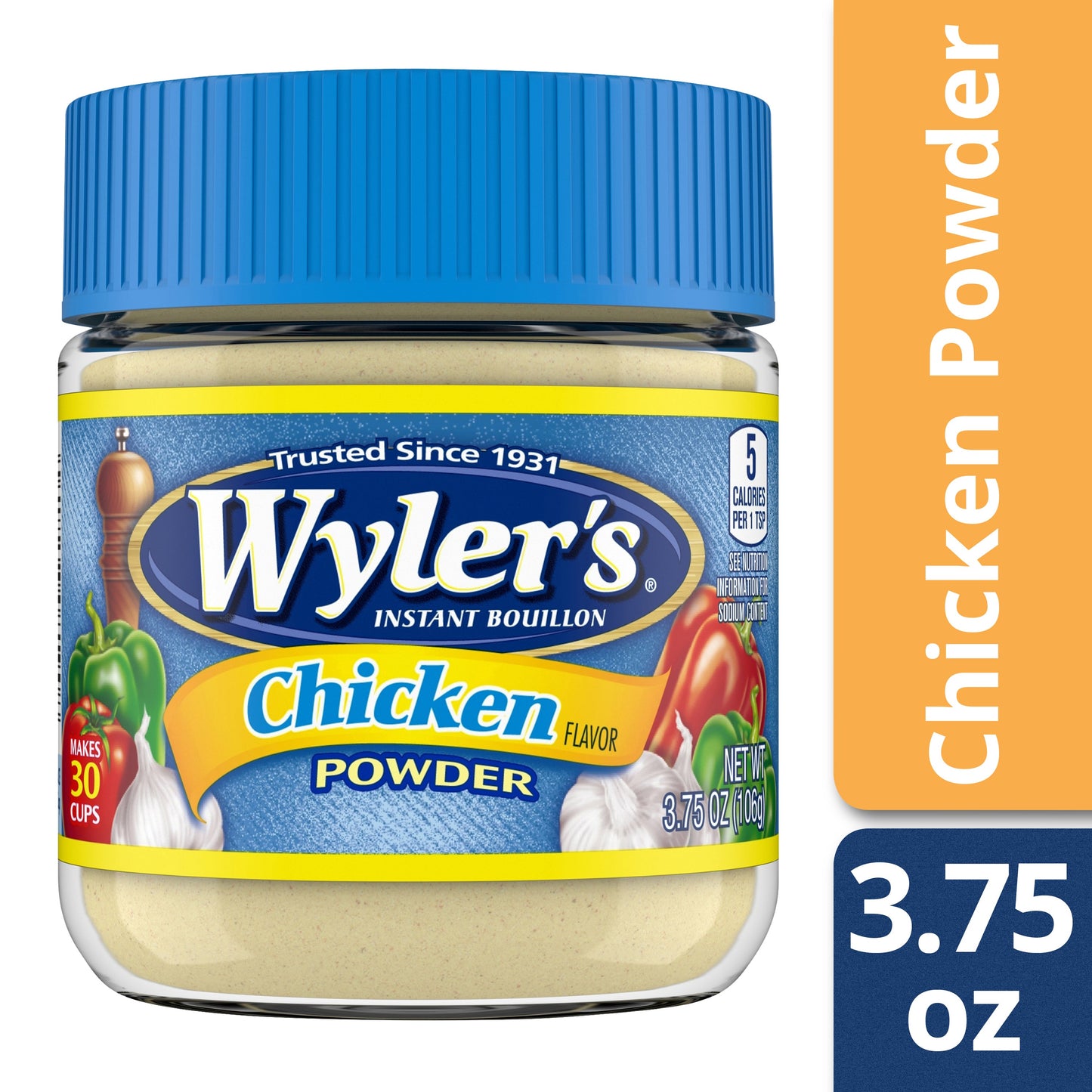 Wyler's Chicken Bouillon Powder Instant; 3.75 Ounces; 8 Per Case