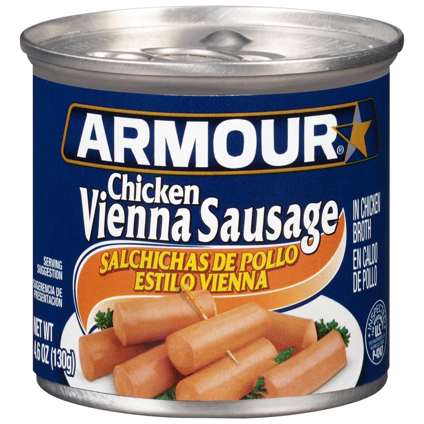 Armour Chicken Vienna Sausage; 4.6 Ounces; 24 Per Case - High Mart Wholesale