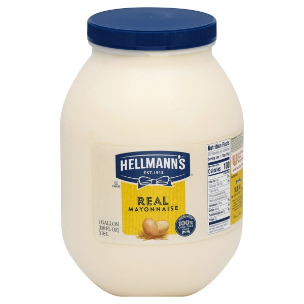 Hellmann's Real Mayonnaise Bulk; 1 Gallon; 4 Per Case - High Mart Wholesale