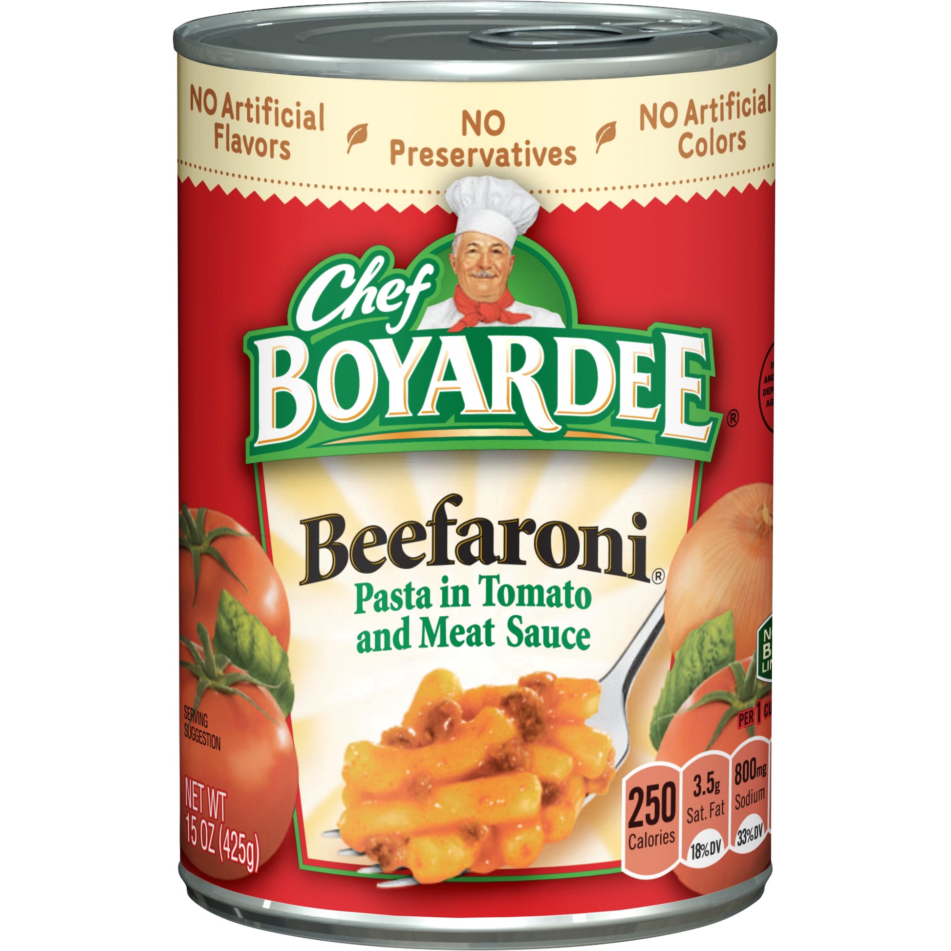 Chef Boyardee Pasta Chef Boyardee Beefaroni; 15 Ounces; 24 Per Case - High Mart Wholesale