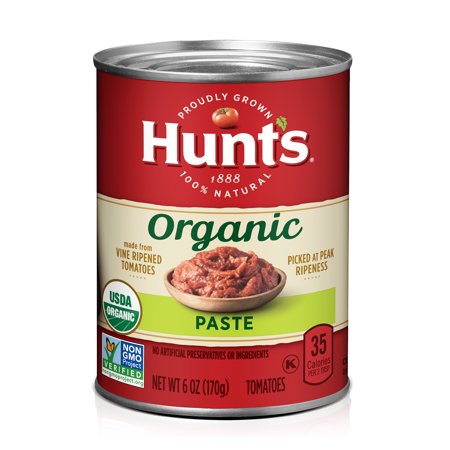 Hunt's Organic Tomato Paste; 6 Ounces; 24 Per Case